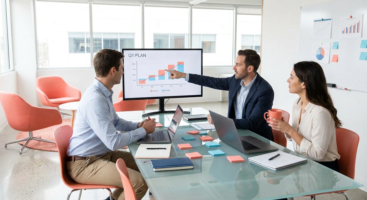 Plan Comercial Trimestral Express: Diseña tu Estrategia en una Tarde