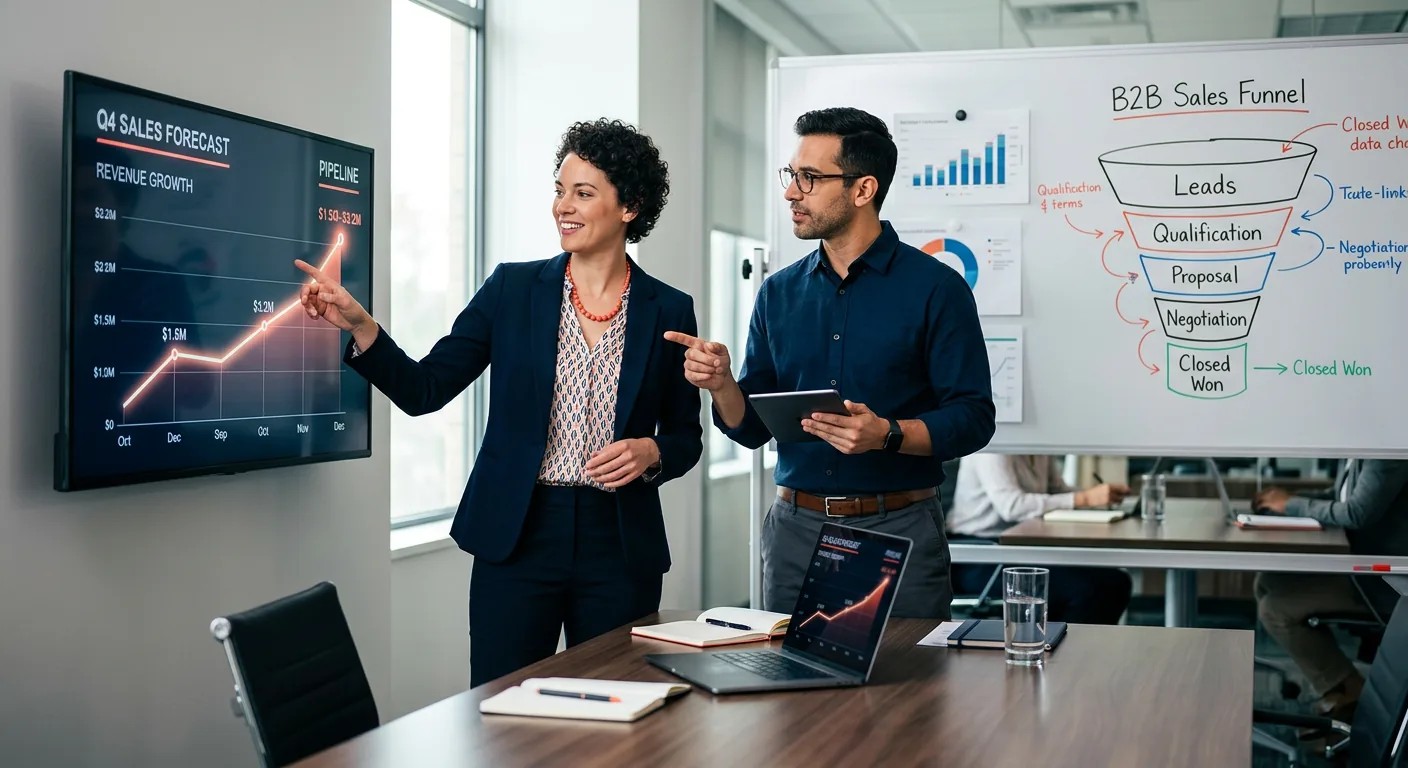 IA forecasting ventas B2B: predicciones precisas para 2026