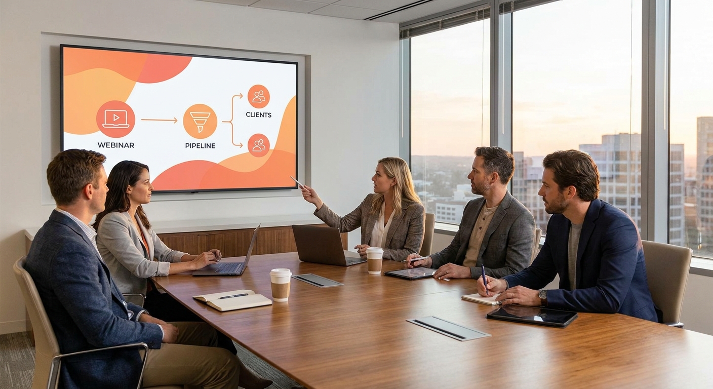 Webinars generación pipeline B2B: Convierte audiencias en clientes