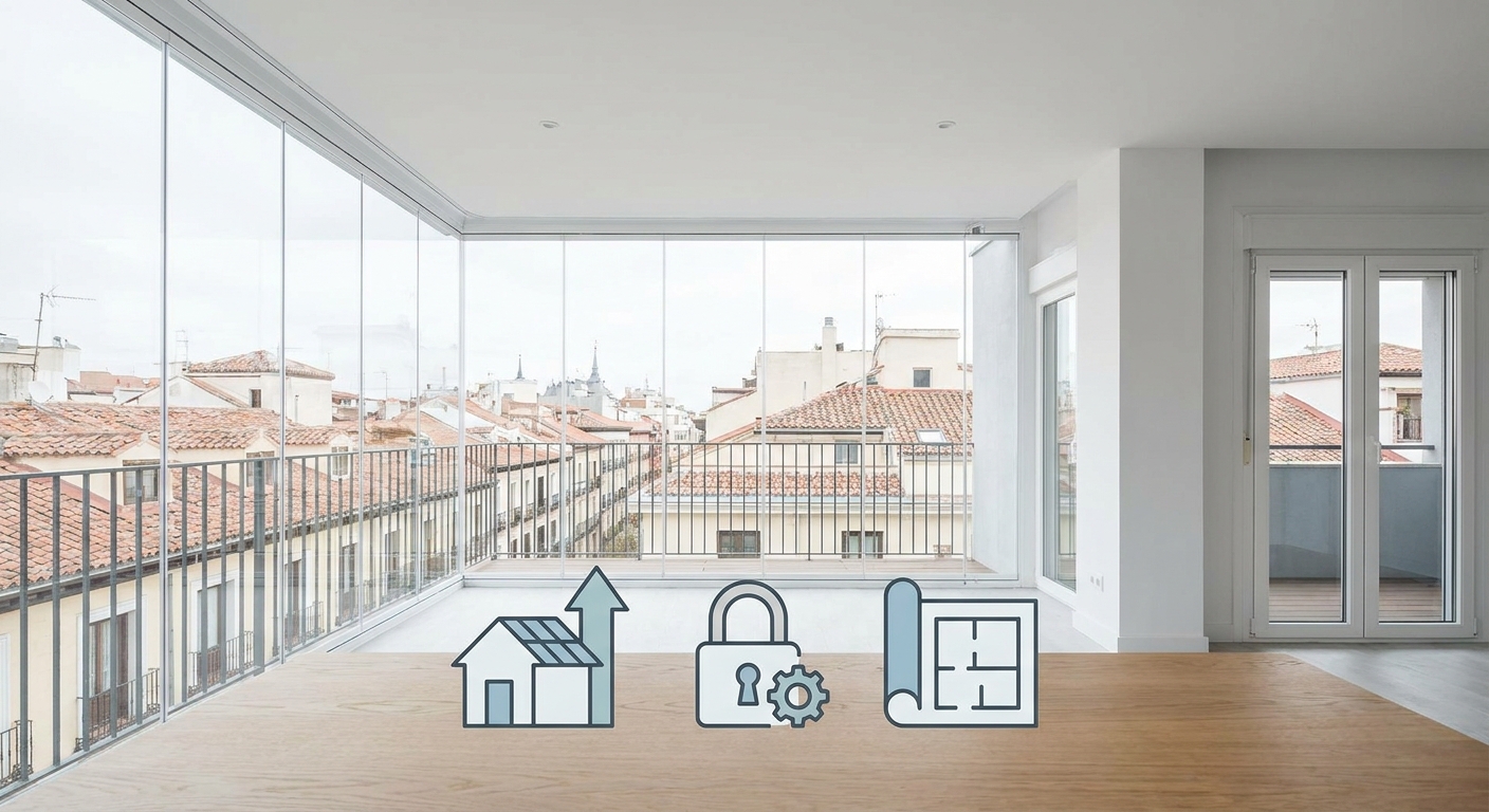 Ampliar Vivienda: Cerrar Terraza o Balcón en Madrid | Normativa y Opciones