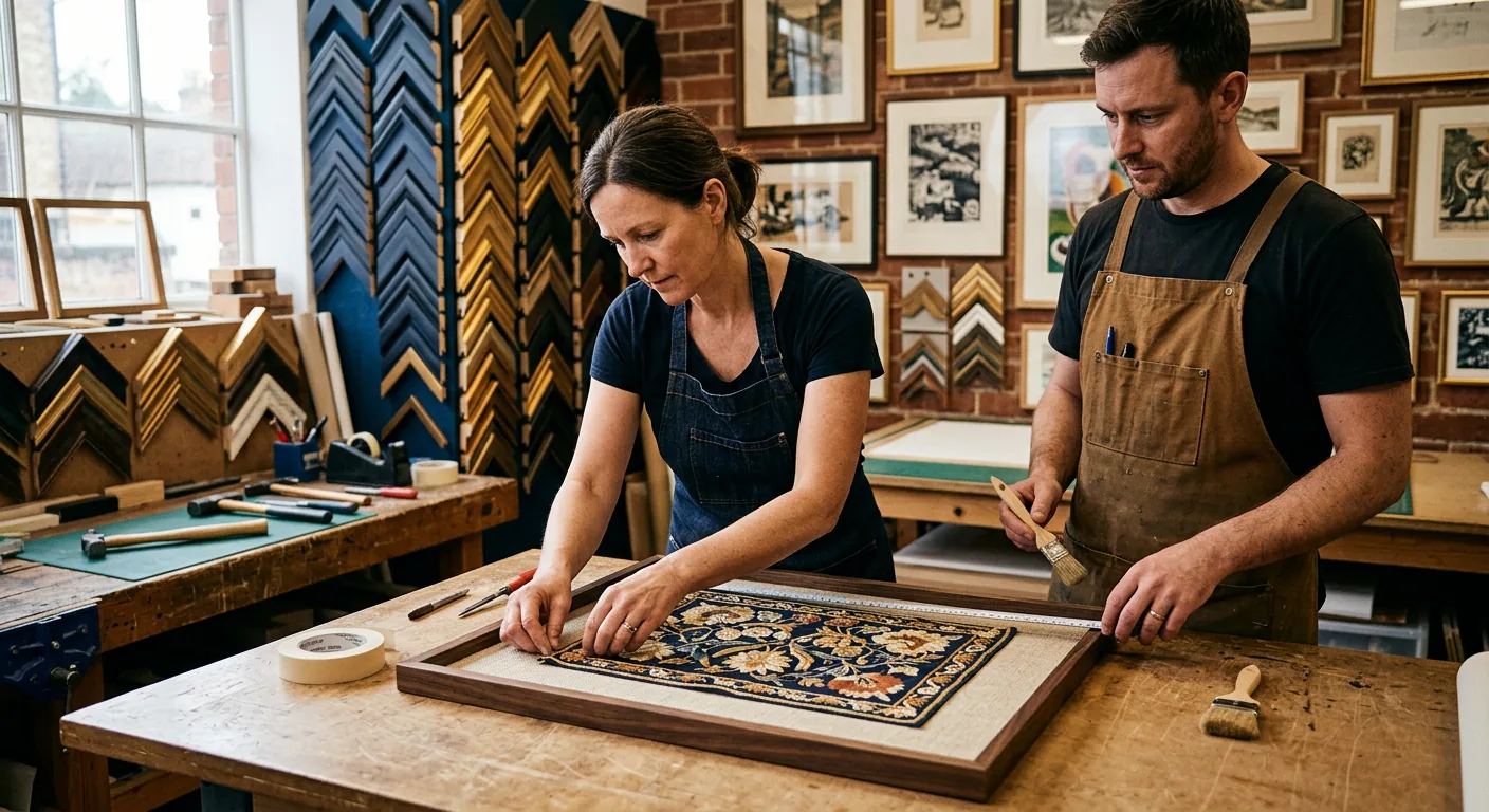 Enmarcado Arte Textil: protege tapices y bordados