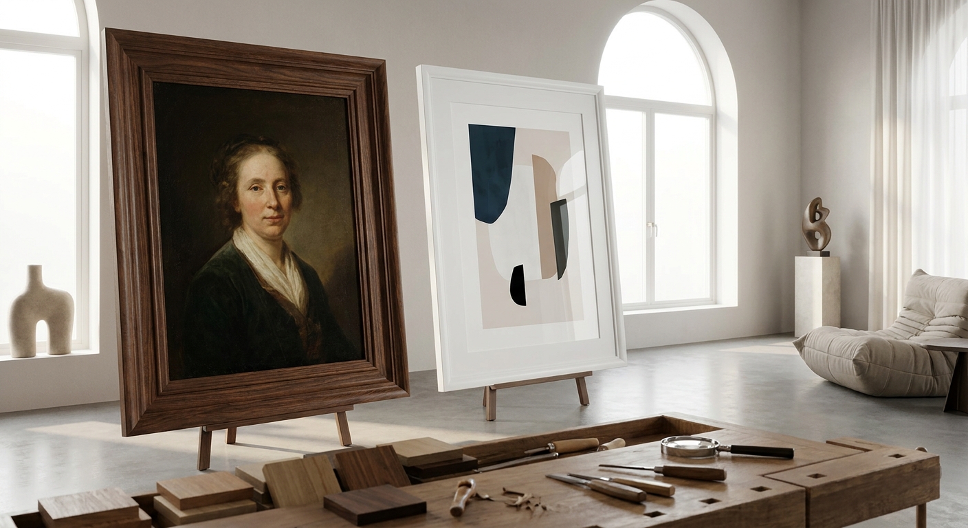 Molduras de madera maciza vs MDF: diferencias que importan