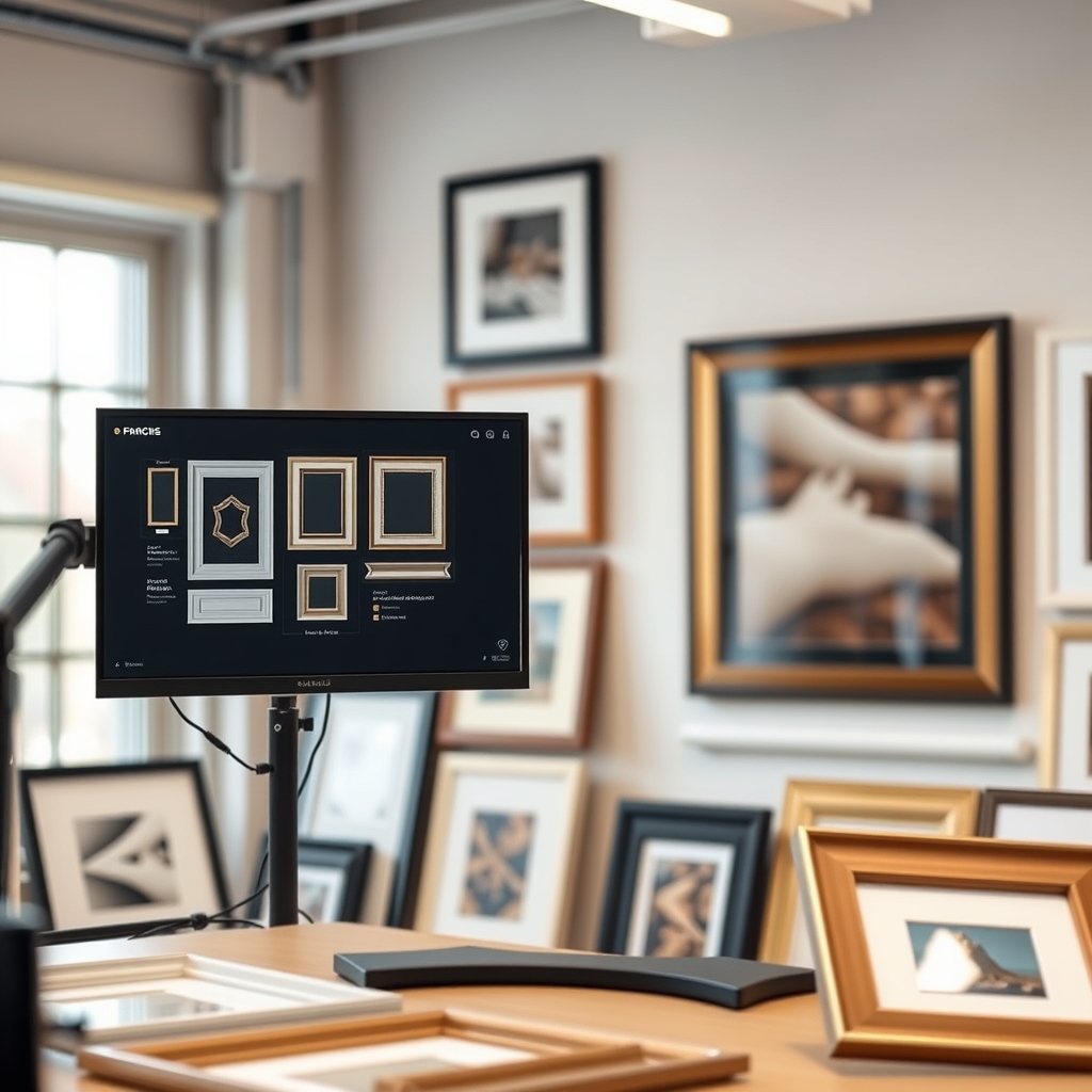 Tendencias 2026 para enmarcar arte AI: formatos y marcos digitales