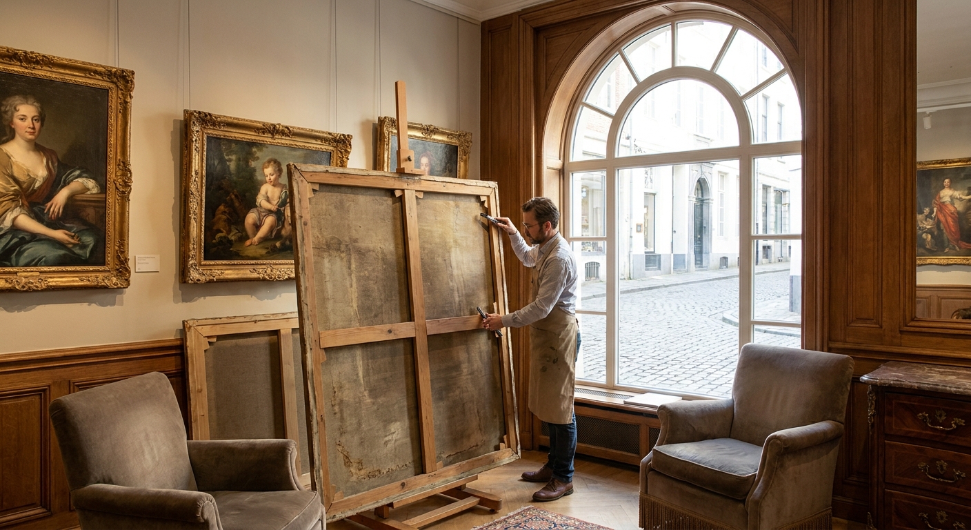 Tensado de lienzos: cuándo y cómo retesar un bastidor correctamente