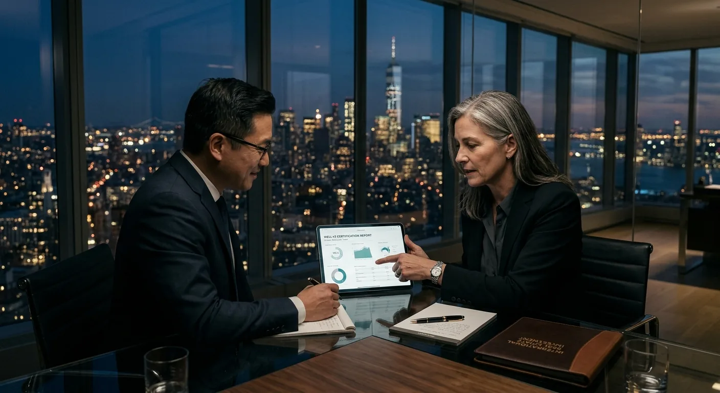 Certificación WELL lujo: 9% ROI 2026 y salud premium