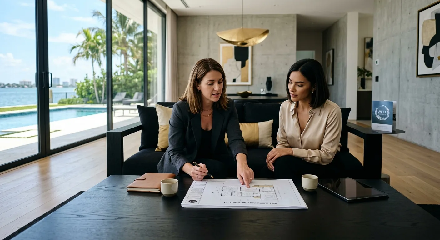 Certificación WELL lujo Miami: hasta 8% ROI en 2026