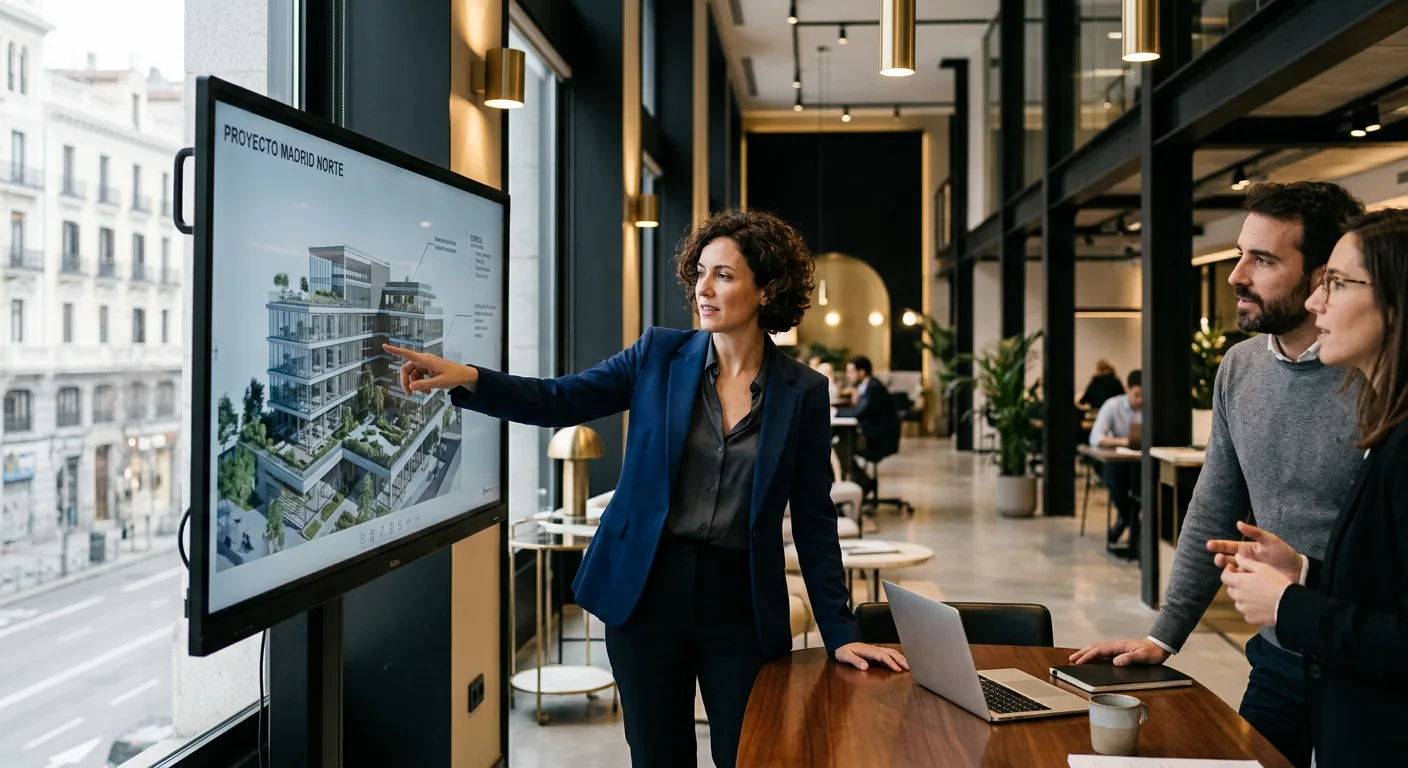 Coworking lujo Madrid 2026: hasta 12% rentabilidad
