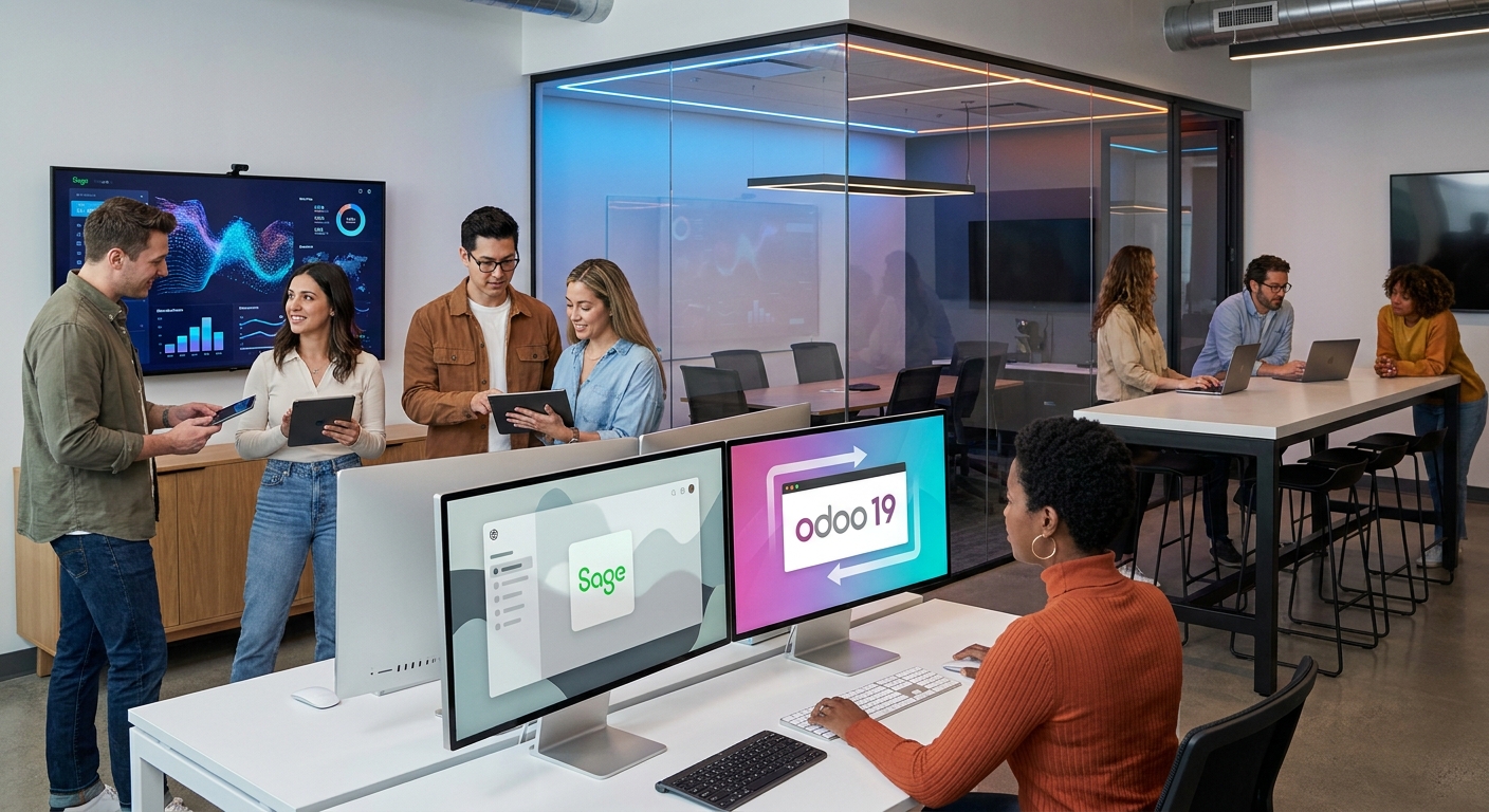 Cómo migrar de Sage a Odoo 19 sin perder datos ni productividad
