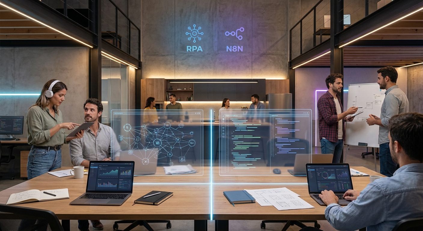 RPA vs N8N: cuál es la mejor opción para automatizar tu pyme